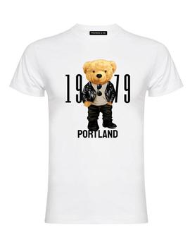 Camiseta Frankie Oso Portland blanca