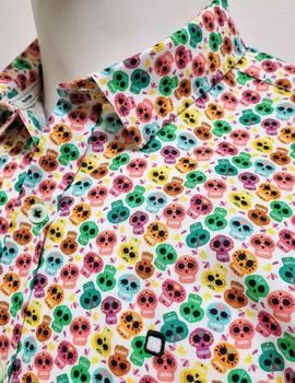 Camisa Yellow Calaveras colores