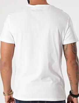 Camiseta Blend bolsillo blanca