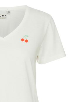 Camiseta Ichi Cerezas blanca