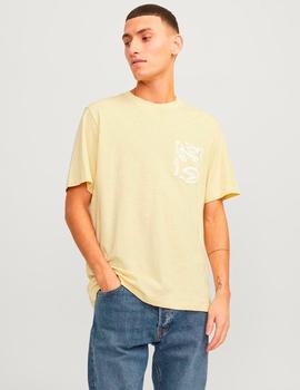 Camiseta Jack&Jones Lafayette amarilla