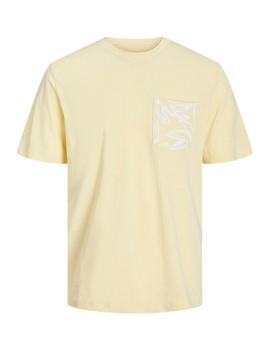 Camiseta Jack&Jones Lafayette amarilla