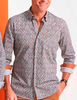 Camisa estampada dario flores