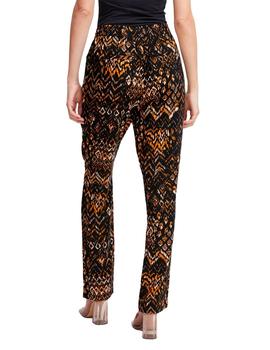 Pantalon B.Young Joella negro/camel