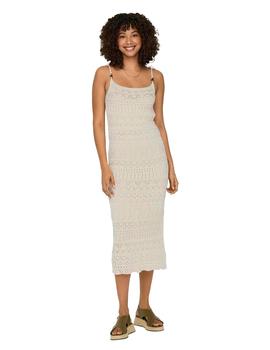 Vestido Only Avina beige
