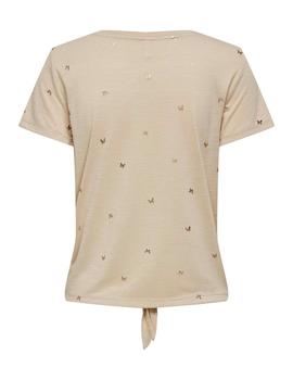 Camiseta Only Isabella tostada