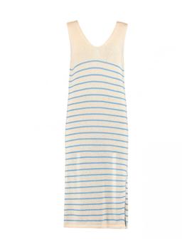 Vestido Hailys Rayas beige