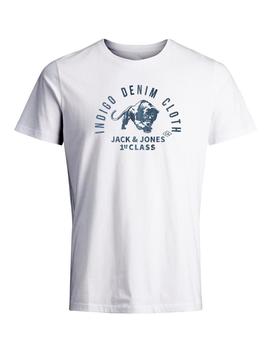 Camiseta Jack&Jones Bluollie blanca
