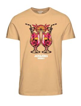 Camiseta Jack&Jones Sequoia amarilla