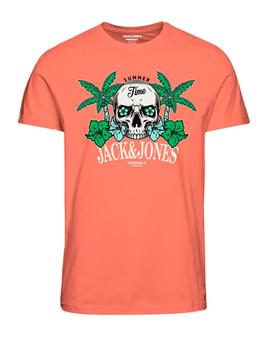 Camiseta Jack&Jones Sequoia naranja