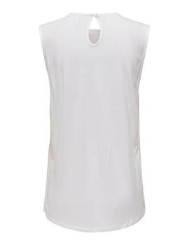 Camiseta Only Flora blanca