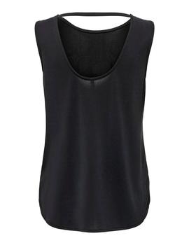 Camiseta Only Free Flores negra