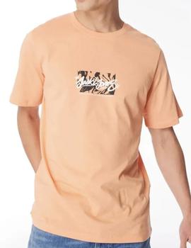 Camiseta Jack&Jones Sequoia naranja