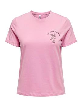 Camiseta Only Neo violeta