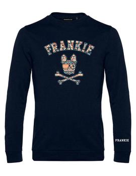 Sudadera Frankie Logo etnico marron marina