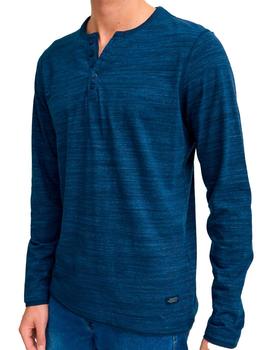 Camiseta Blend Botones marina