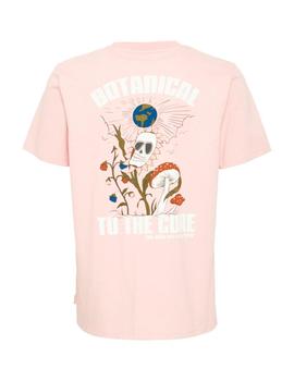 Camiseta Blend Letras rosa