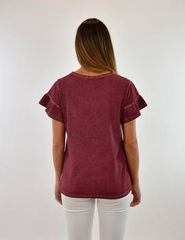 Camiseta Pura Vida Life granate