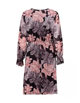 Vestido Zabaione Flores negro