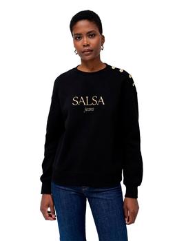 Sudadera Salsa Chica Boton negra