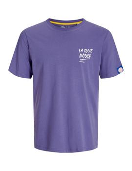 Camiseta Jack&Jones Graff violeta