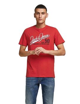 Camiseta Jack-Jones Logo roja