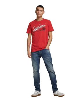 Camiseta Jack-Jones Logo roja