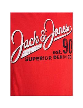 Camiseta Jack-Jones Logo roja