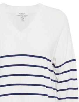 Jersey B.Young Morla Pico Rayas blanco