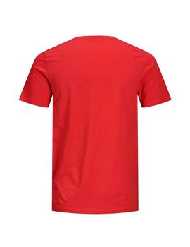 Camiseta Jack-Jones Logo roja