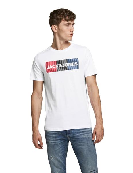 Sudadera Jack-Jones Corp Old Logo blanca