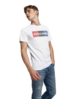 Camiseta Jack-Jones Corp Logo blanca