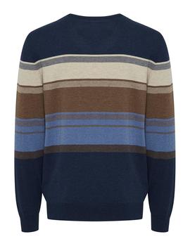 Jersey Blend Rayas marino