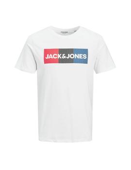 Camiseta Jack-Jones Corp Logo blanca