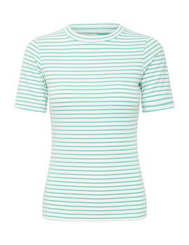 Camiseta Ichi Rayas verde