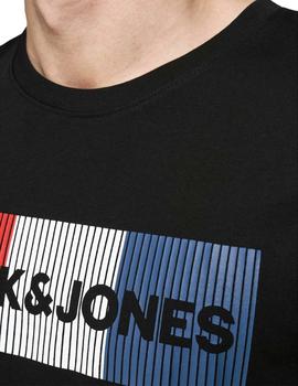 Camiseta Jack-Jones Corp Logo negra