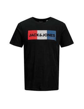 Camiseta Jack-Jones Corp Logo negra