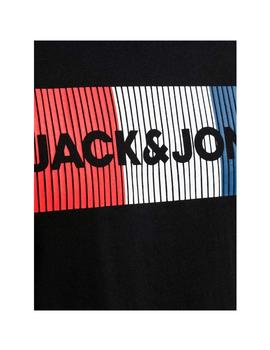 Camiseta Jack-Jones Corp Logo negra