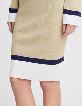 Falda B.Young Punto beige