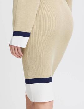 Falda B.Young Punto beige