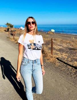 Camiseta Frankie Mujer Coche blanca