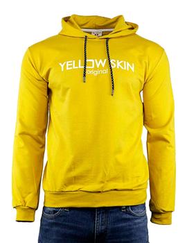 Sudadera Yellow Skin logo mostaza