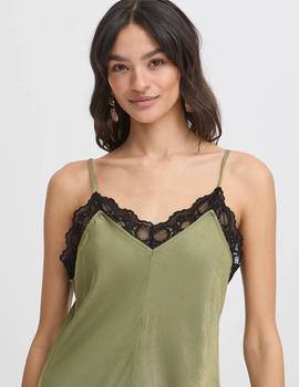 Vestido B.Young Lencero verde