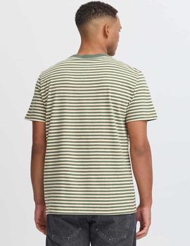 Camiseta Blend Rayas verde