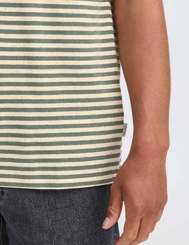 Camiseta Blend Rayas verde