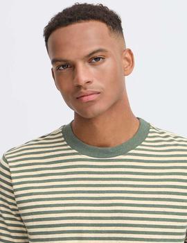 Camiseta Blend Rayas verde