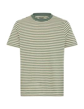 Camiseta Blend Rayas verde