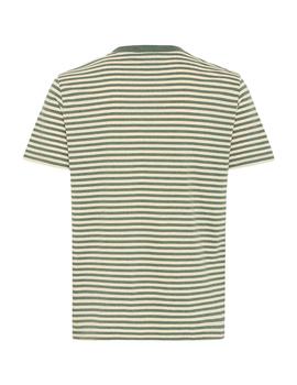 Camiseta Blend Rayas verde