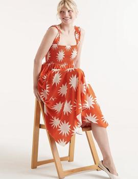 Vestido Compañia Soles Long naranja