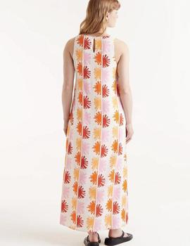 Vestido Compañia Soles Long beige